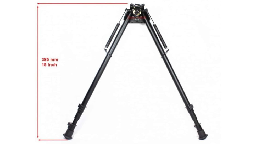 Vector Optics Rokstad Swivels Bipod, 15-26in, Black, SCBPS-06