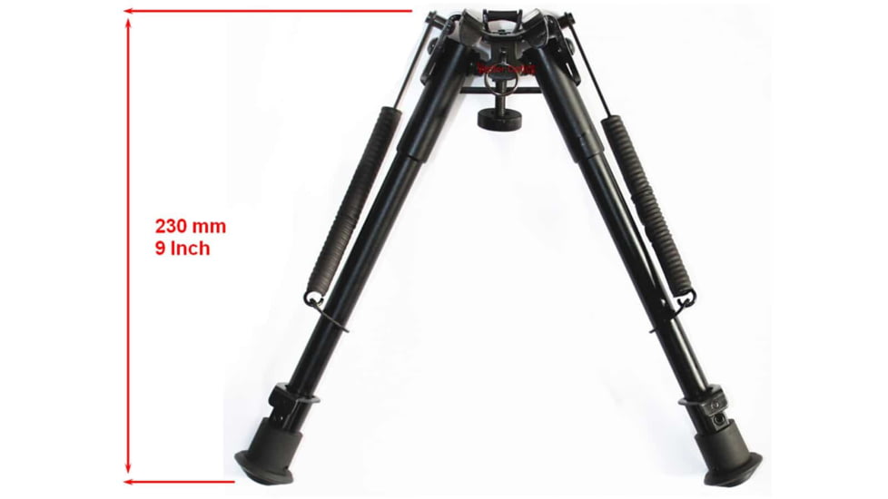 Vector Optics Rokstad Tactical Bipod, 9-13.5in, Black, SCBPB-02