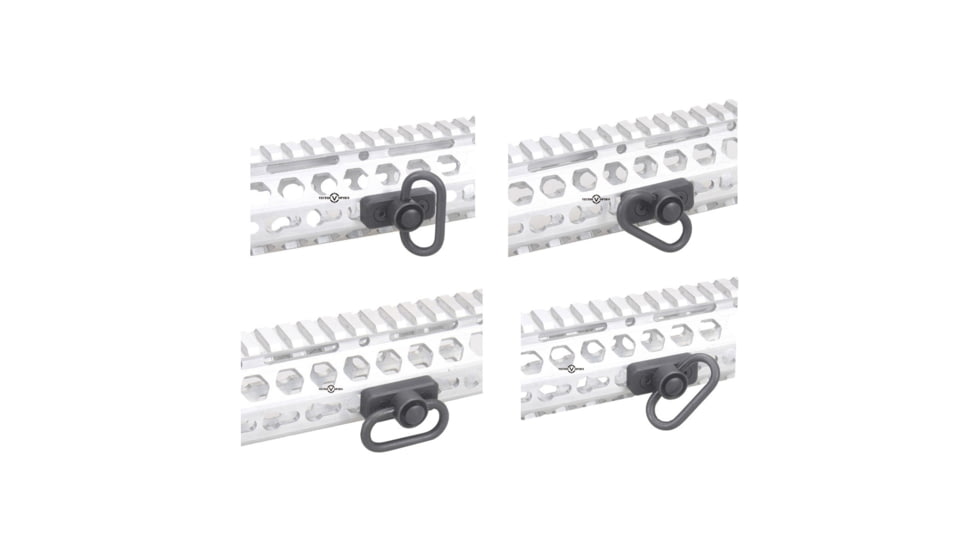 Vector Optics Sling Swivel Loop Push Button, Black, SCKMA-01
