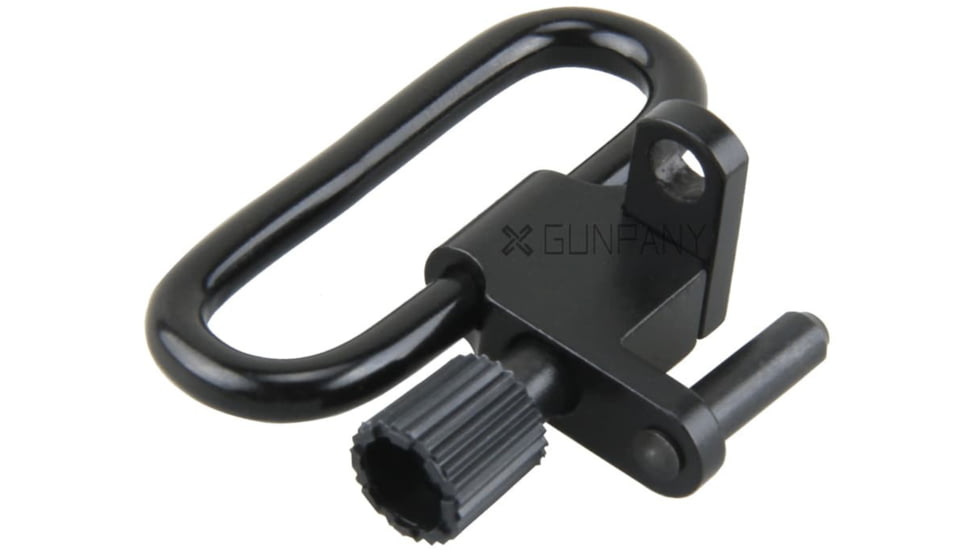 Vector Optics Sling Swivels Locking QD Mount, 1.25in, Steel, Black, GUSS-02