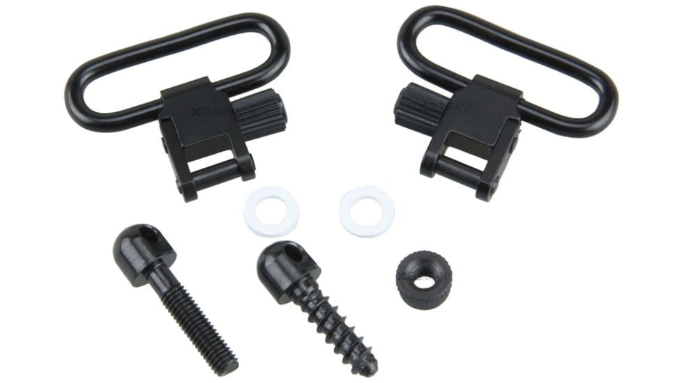 Vector Optics Sling Swivels Locking QD Mount, 1.25in, Steel, Black, GUSS-02