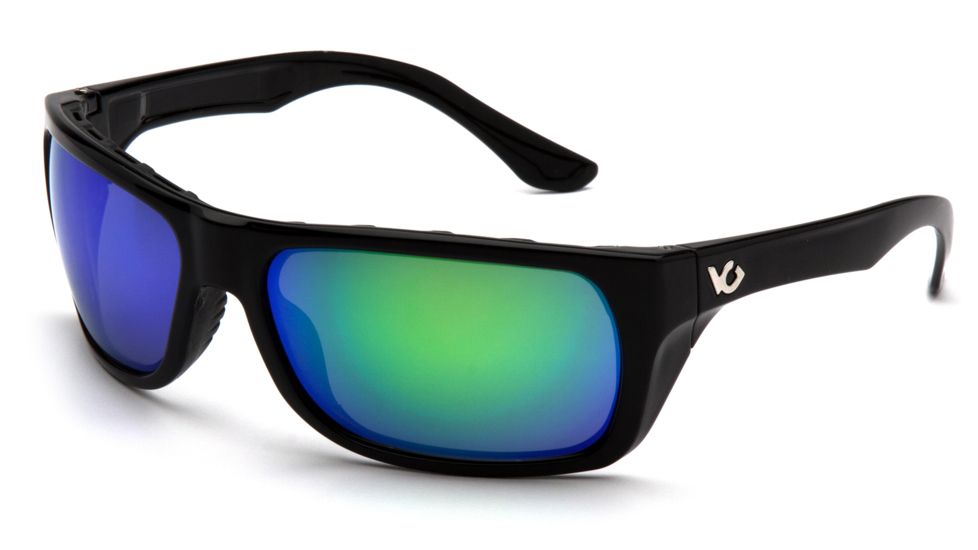 Black Frame/Green Mirror Polarized Lens