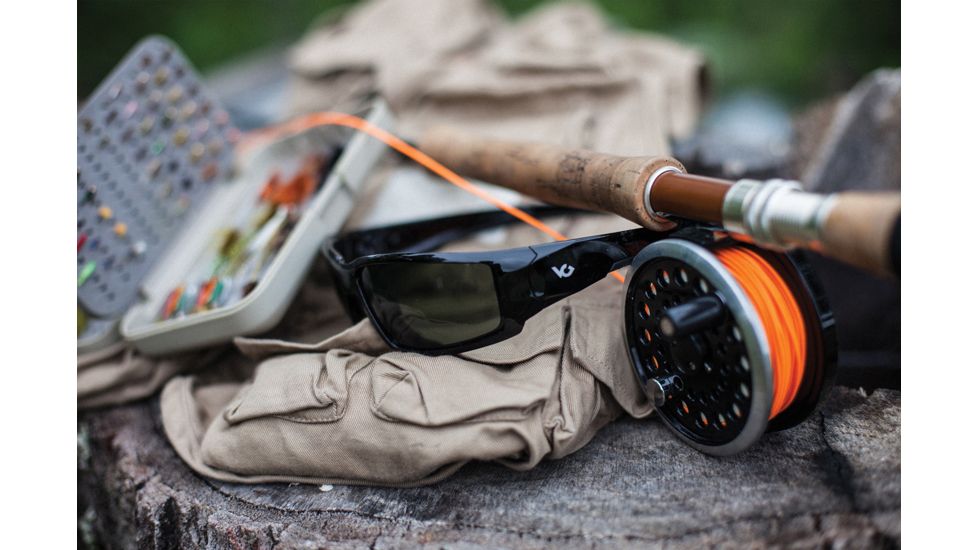 Venture Gear Pagosa Shooting Glasses, Silver Mirror Anti-Fog Lens, Black Frame VGSB570T
