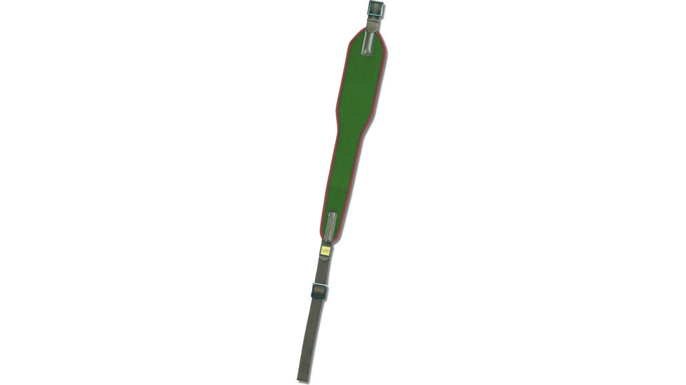Vero Vellini Classic Wide-Top Sling, Green Neoprene, Brown Leather V19026