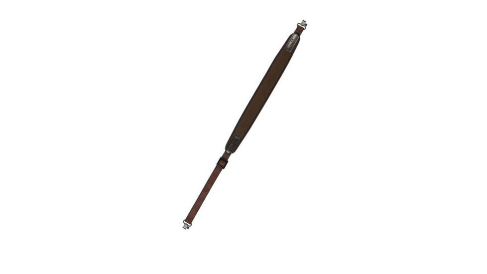Vero Vellini Premium Leather/Neoprene Rifle Sling w/Uncle Mikes QD Swivels, Brown V17430
