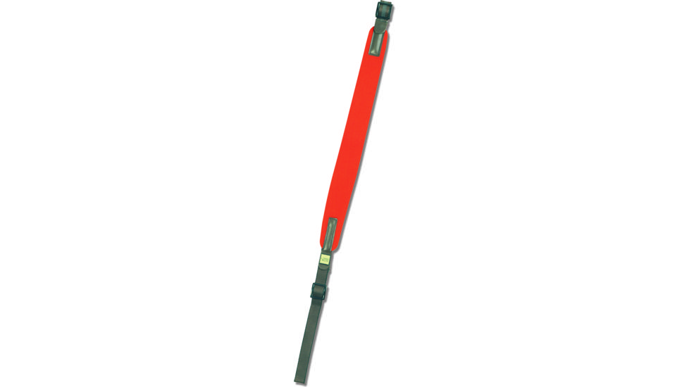 Vero Vellini Standard 1in Width Riflesling, Swivels, Safety Orange Neoprene V17010