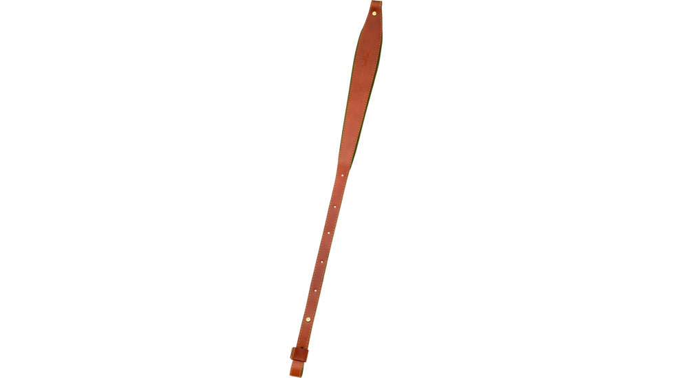 Vero Vellini Suede-Backed Leather Cobra Style Safari Riflesling, Chestnut V19233