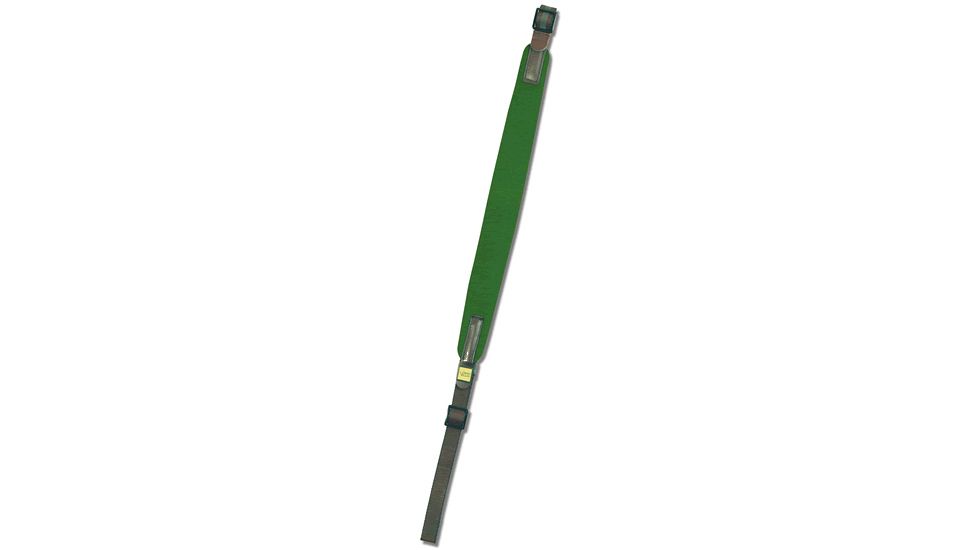 Vero Vellini Standard Shotgun Slings Green Neoprene / Brown Leather V17126