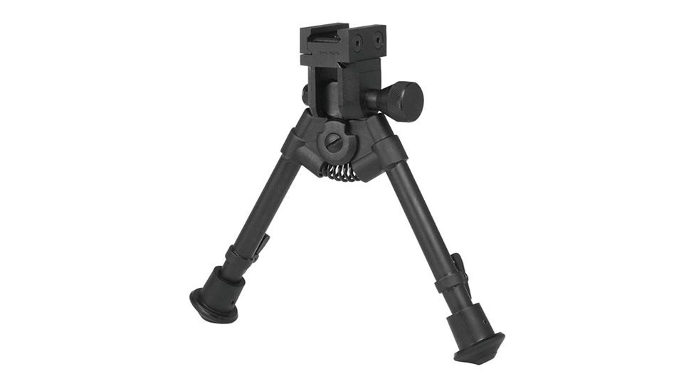 Versa-Pod 180-MZ-251 All Steel Tactical Picatinny Rail Prone Bipod, Black, 180-251