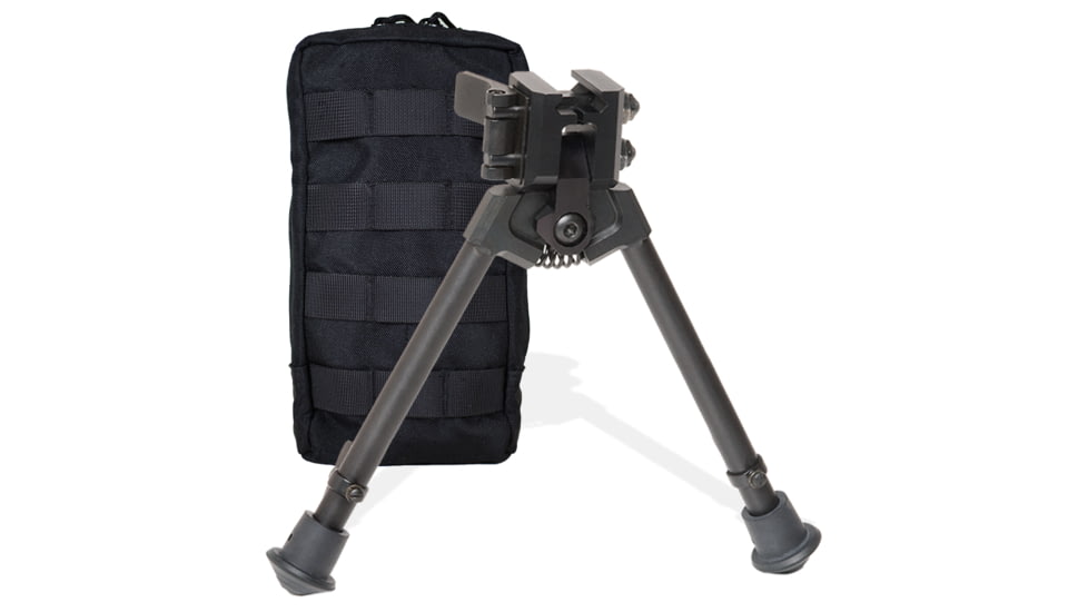 Versa-Pod 300 Series BattlePack Bipod NON-Pan with Case, 9-12in, Black, 360-824
