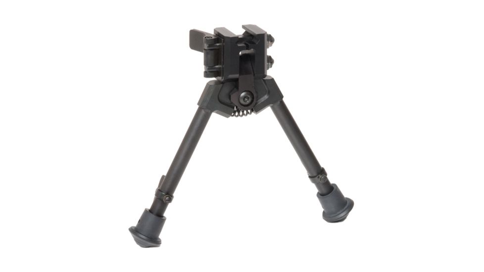 Versa-Pod 300 Series Rubber Feet NON-Pan-Tilt Bipod, 7-9in, Black, 350-825