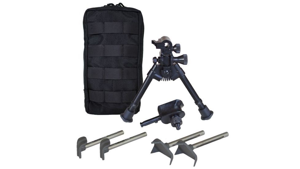 Versa-Pod BattlePack LITE - Bipod LTD w/ Pan &amp; Tilt, 7-9in, Black, 150-519