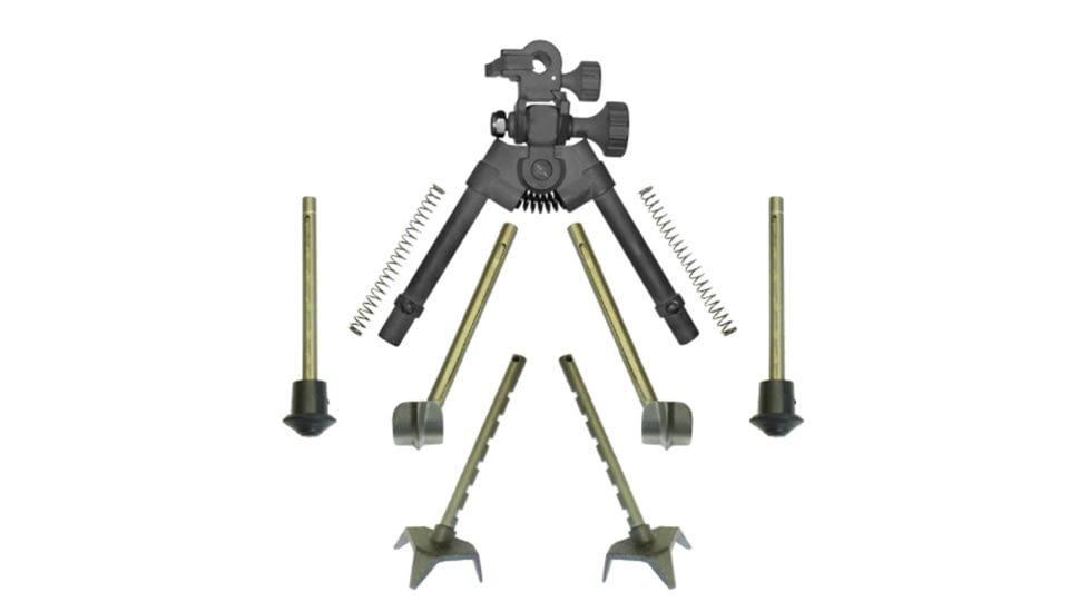 Versa-Pod BattlePack LTD Bipod, 7-9in, Black, 159-519