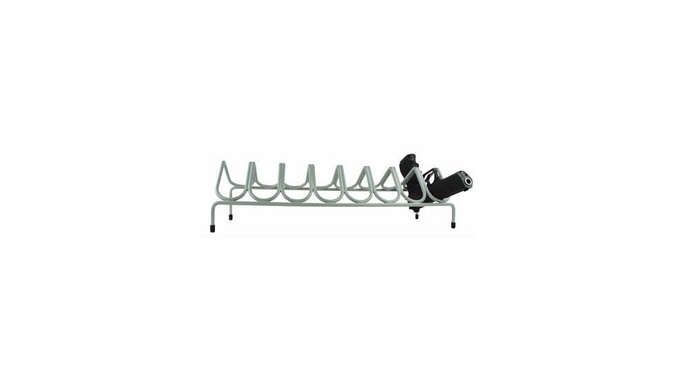 Versatile Rack 8 Gun 18.5 Inch x 5.25 Inch x 5.5 Inch Safe Handgun Rack, Gray, 18.5 InchX5.25 InchX5.5 Inch, VER201080