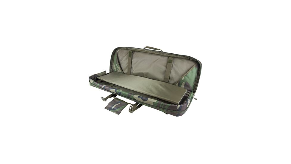 VISM Double Carbine Rile Case 36in, Woodland Camo CVDC2946WC-36