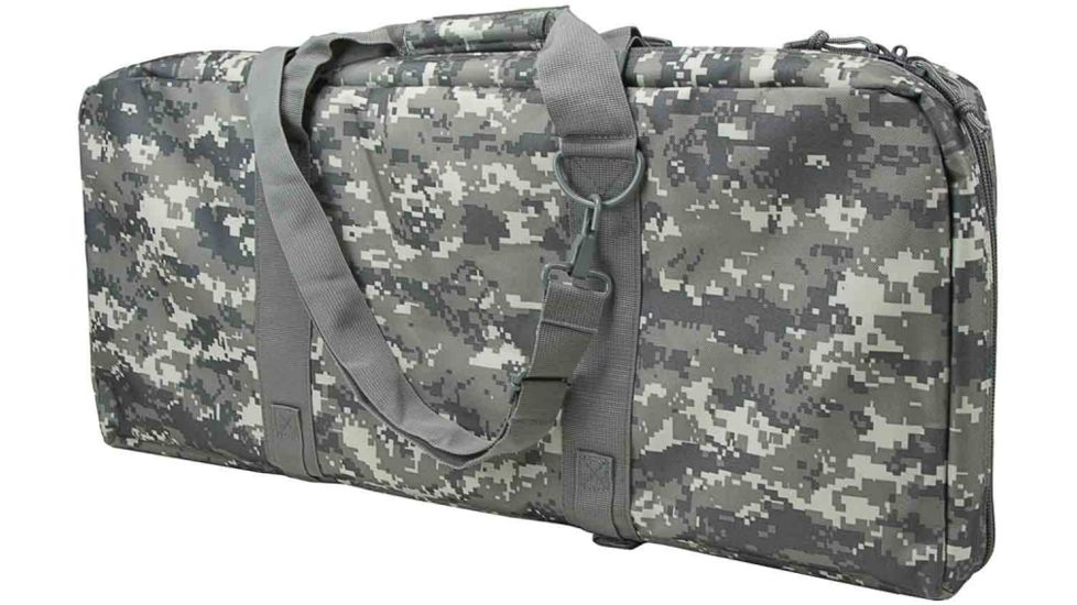 Vism Deluxe AR and AK Pistol, Subgun Gun Case w/3 Accessory Pockets, 28x13in, Digital Camo, CVCPD2962D-28