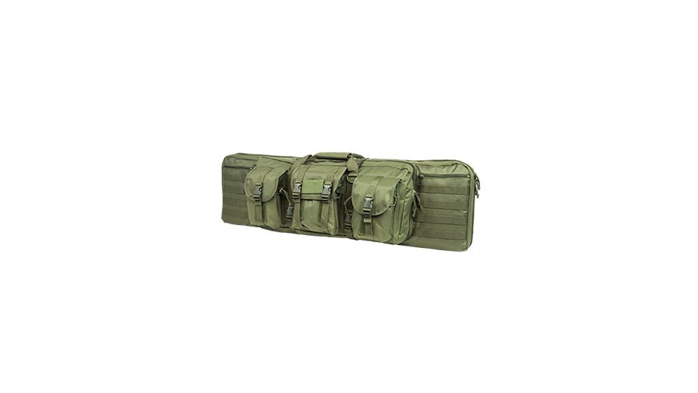 VISM Double Carbine Gun Case, Green, 42in CVDC2946G-42
