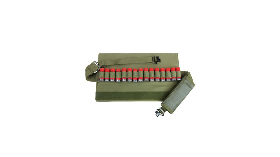 VISM Shotgun Bandolier Sling,Green AASHG
