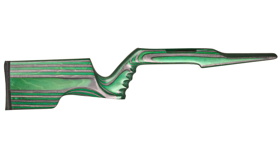 Volquartsen Firearms AS-1 Laminated Ambi Stock, Green, Green, VCAS-0006