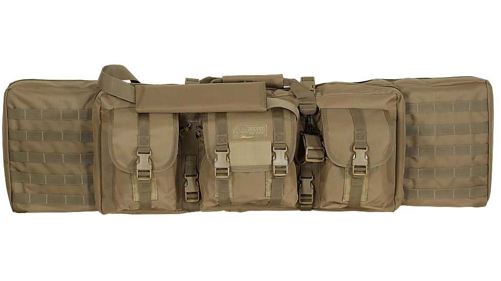 Voodoo Tactical 42in Padded Weapons Case w/Die Cut MOLLE, Coyote, 42in, 15-7612007000
