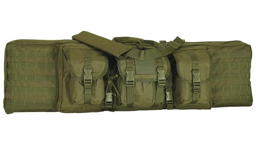 Voodoo Tactical 42in Padded Weapons Case w/Die Cut MOLLE, OD Green, 42in, 15-7612004000