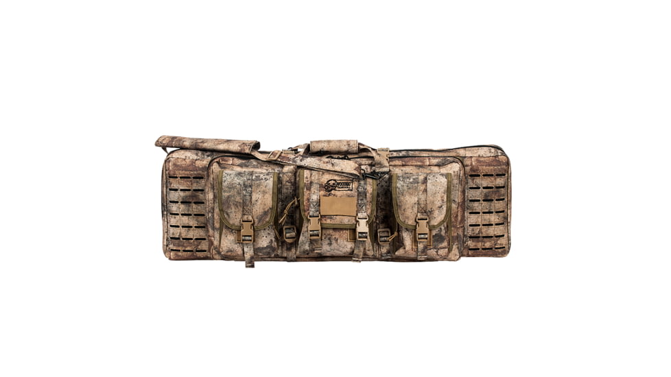 Voodoo Tactical 42in Padded Weapons Case w/Die Cut MOLLE, VTC/Black, 42in, 15-7619168000