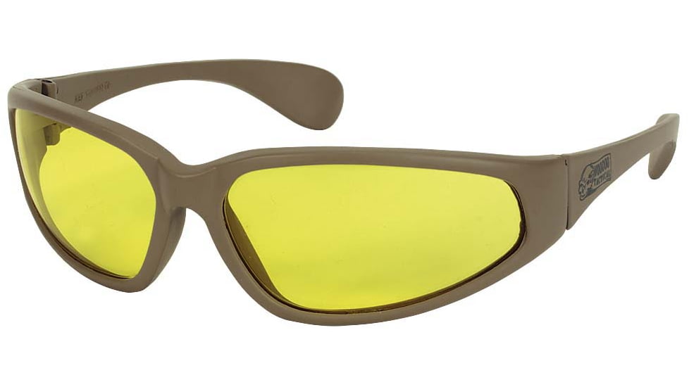 Voodoo Tactical Military Glasses, Coyote Frame, Yellow Lens, 02-8598007852