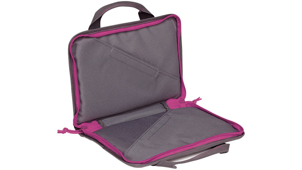 Voodoo Tactical Pistol Case With Mag Pouches, Gray/purple - 25-0017160000