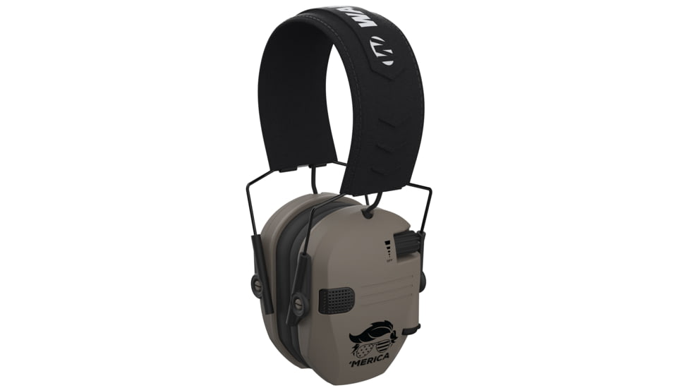 Walker's Razor Merica Muffs Polymer Over The Head FDE, GWPRSEMT24MERFDE