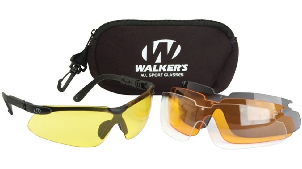 Walkers All-Sport Glasses w/ 4 Interchangeable Lenses GWP-ASG4L2