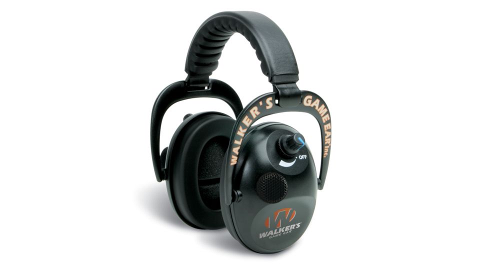 Walkers Power Muffs Black WREPMB