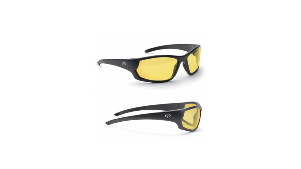 Walkers IKON Carbine Glasses, Black Frame, Amber Lenses, GWP-IKNFF1-AMB