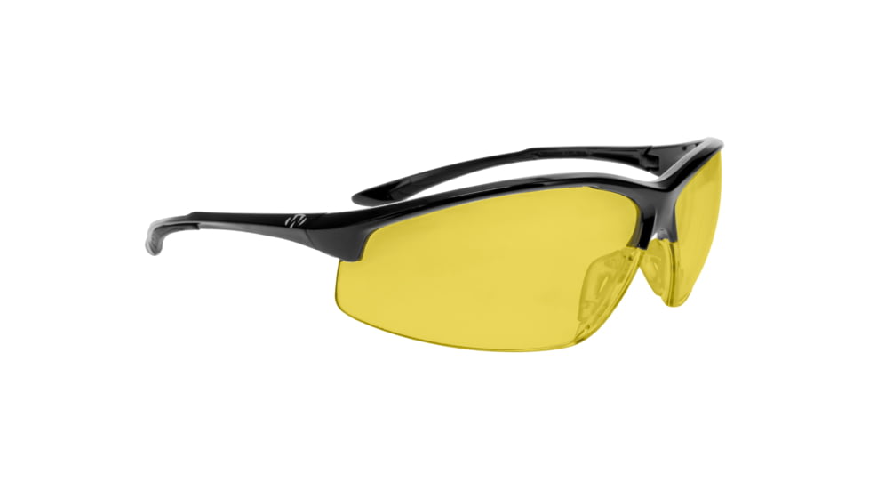 Walkers IKON Tanker Glasses, Black Frame, Amber Lenses, GWP-IKNOF1-AMB