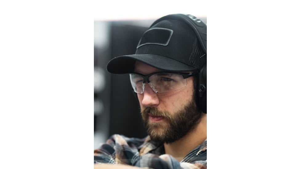 Walkers IKON Tanker Glasses, Black Frame, Clear Lenses, GWP-IKNOF1-CLR