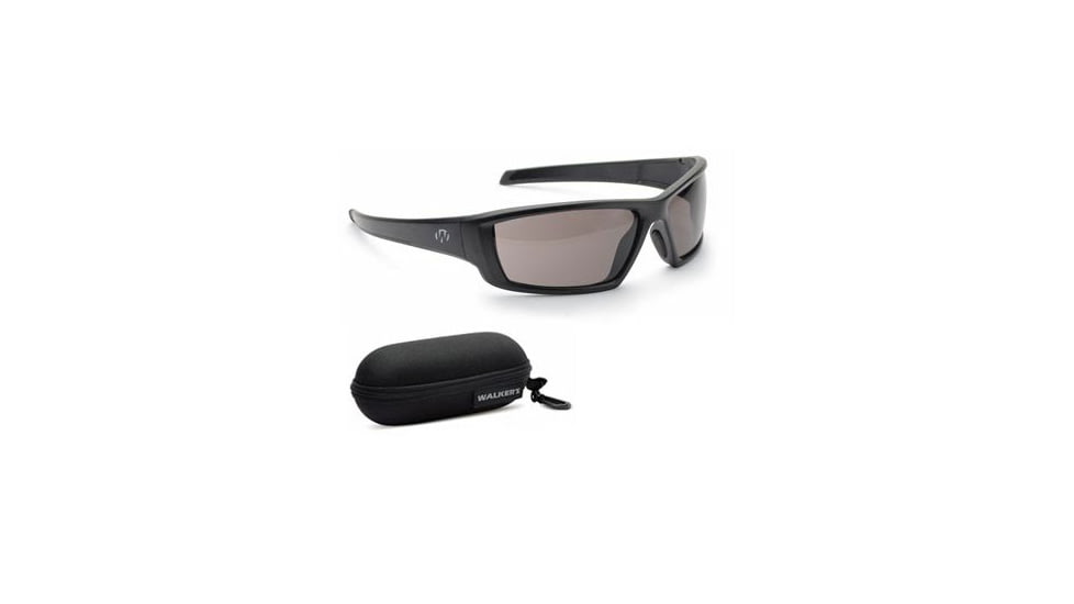 Walkers IKON Vector Glasses, Black Frame, Smoke Gray Lenses, GWP-IKNFF4-SMK