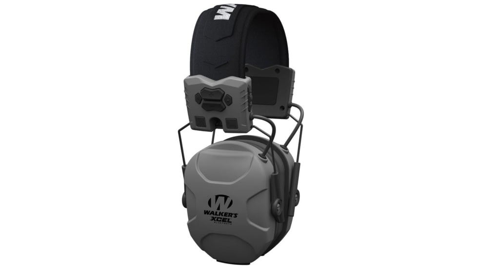 Walkers XCEL 500BT Digital Electronic Bluetooth Ear Muffs, 26 dB NRR, Gray, GWP-XSEM-BT