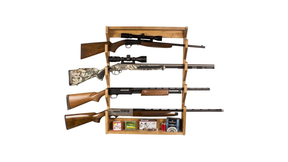 Walnut Hollow Wall Gun Rack, Brown, 41653