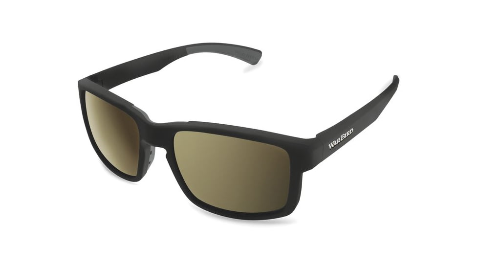 War Bird Easy Day Glasses, Black Frames/Brown Lens, EYEDBKBR