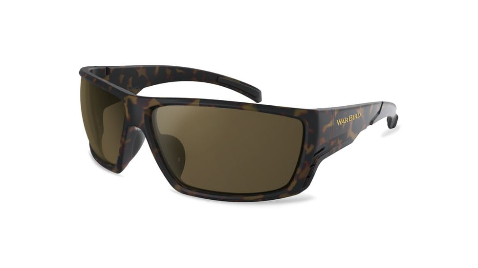 War Bird Fusillade Glasses, Brown Tortoise Frames/Brown Lens, EYFUBTBR