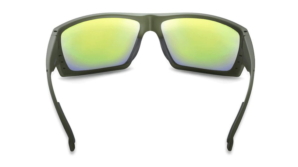 War Bird Fusillade Glasses, Green Frames/Brown Lens/Ice Green Shield, EYFUGRBRIGR
