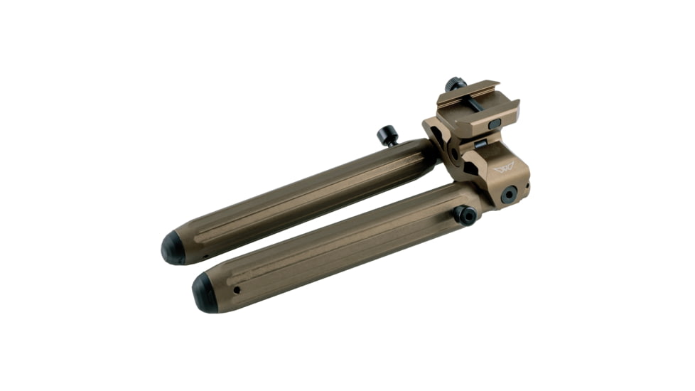 Warne Vapor Bipod, 8 Leg Positions, 7.1 in-10.5 in, Aluminum Construction, Fits Picatinny, Anodized Finish, Flat Dark Earth, V7933-RSR