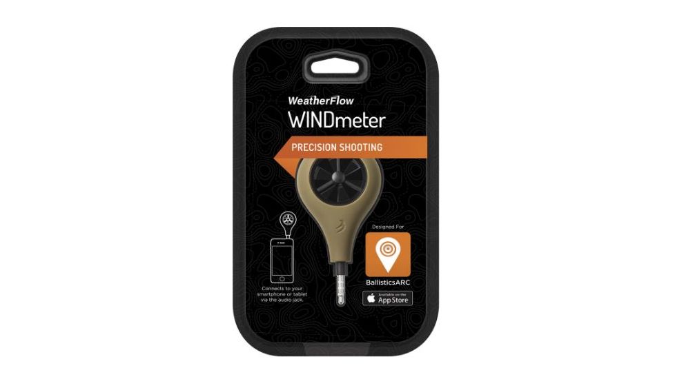 WeatherFlow GeoBallistics Precision Shooting WINDmeter, Dark Earth WFPSM-01