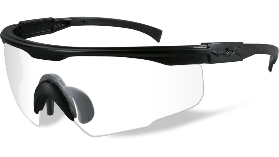 Wiley X PT-1 Sunglasses - 2 Lens Package - Smoke Grey, Clear / Matte Black Frame PT-1SC