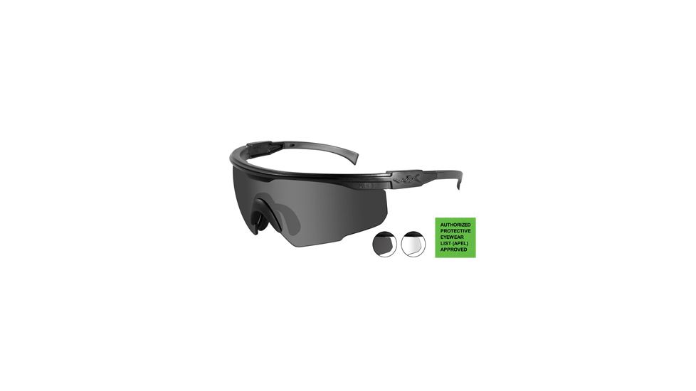 Wiley X PT-1 Sunglasses - Smoke Grey Lens / Matte Black Frame PT-1S