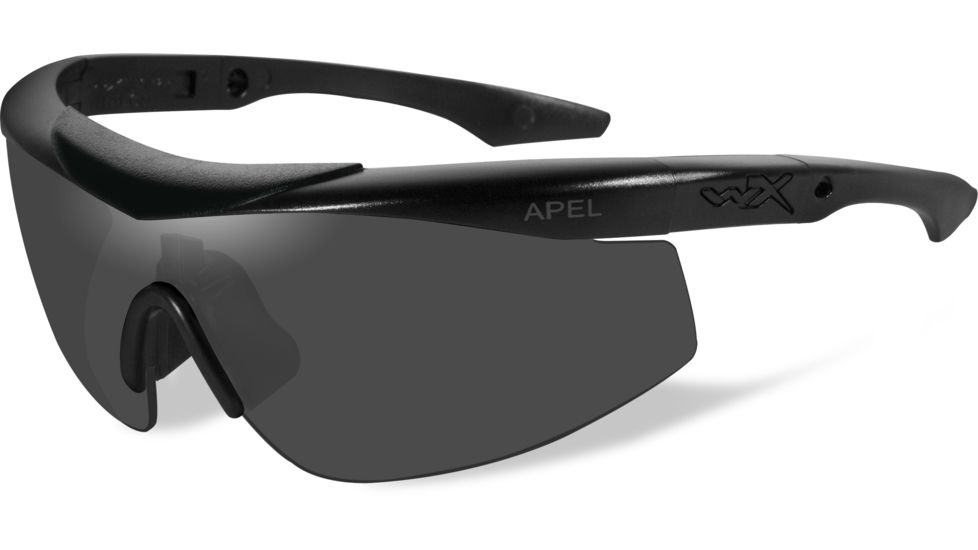 Wiley X WX Talon Sunglasses - Matte Black Frame w/ 2 Lens Package (Smoke Grey, Clear) CHTAL1