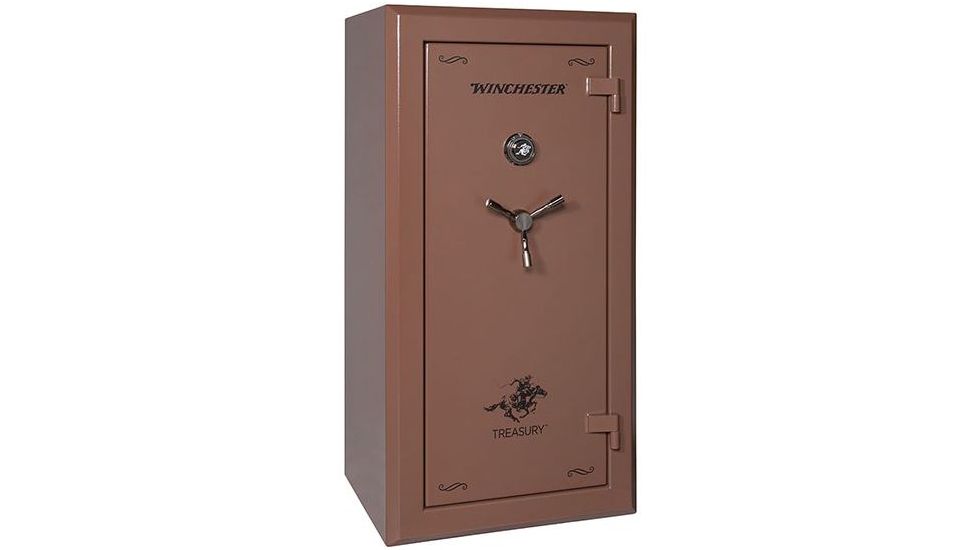 Winchester Safes TR603013E Electronic Treasury Gun Safe Saddle Brown