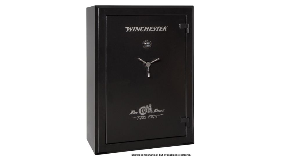 Winchester Safes Big Daddy, 42 Gun Safe, 75 Min Fire Rating, Electronic Lock, Black, BD5942367E
