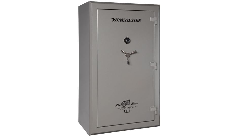 Winchester Safes Big Daddy XLT, 56 Gun Safe, 75 Min Fire Rating, U.L. Listed Mechanical Lock, Gunmetal Gray, 47.2 cu. Ft, BD-7242-47-10-M