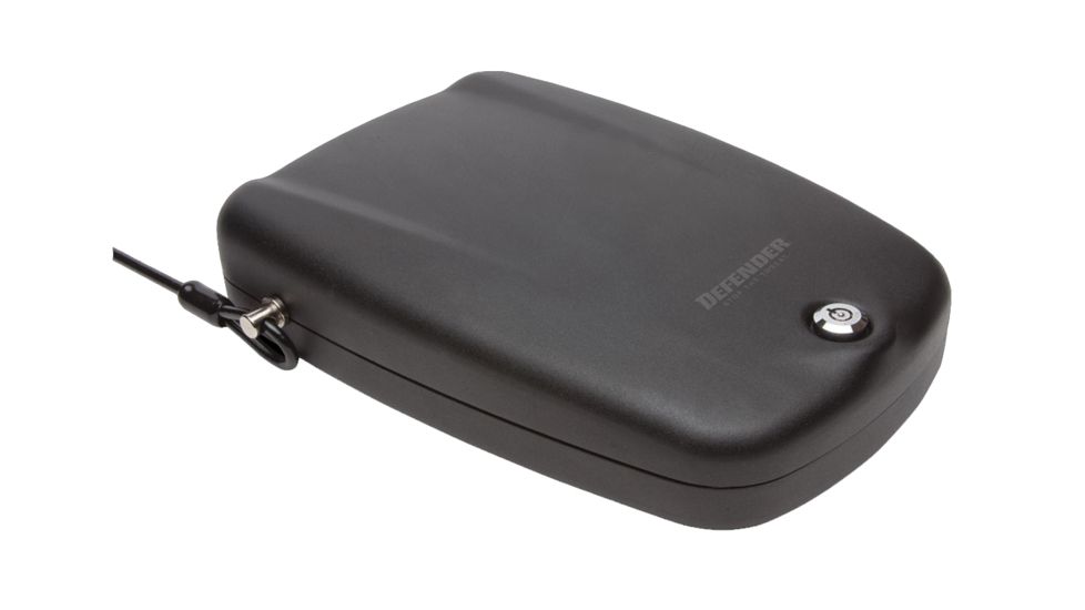 Winchester Safes Defender by Keylock Handgun Safe, Flat Black, 1 gun capacity, D-KL-HS-9