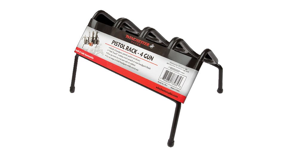 Winchester Safes Gun Safe Pistol Rack, Silver, ACCY-PR-4